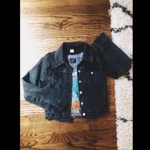 Levi Strauss & Co. • Black Denim Crop Jacket
